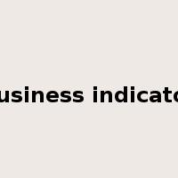 business indicator是什么意思