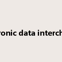 electronic data interchange是什么意思