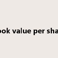 book value per share是什么意思