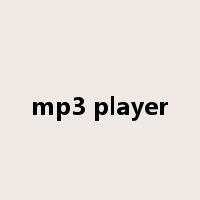 mp3 player是什么意思