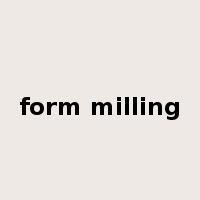 form milling是什么意思