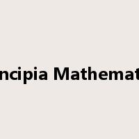 Principia Mathematica是什么意思