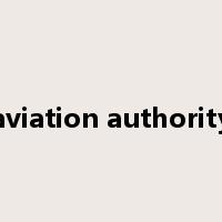 aviation authority是什么意思