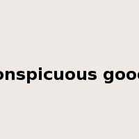 Conspicuous goods是什么意思