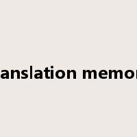 translation memory是什么意思