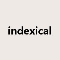 indexical是什么意思