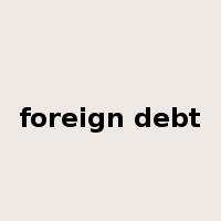 foreign debt是什么意思