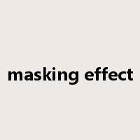 masking effect是什么意思