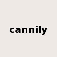 cannily是什么意思