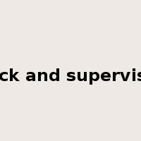 check and supervision是什么意思