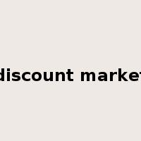 discount market是什么意思
