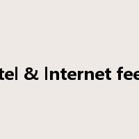 tel & lnternet fee是什么意思
