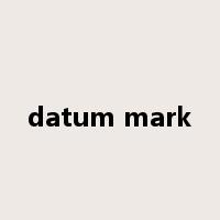 datum mark是什么意思