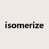 isomerize是什么意思