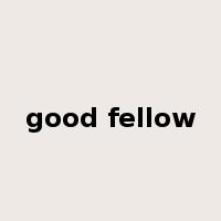 good fellow是什么意思