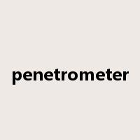 penetrometer是什么意思
