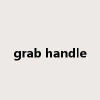 grab handle是什么意思