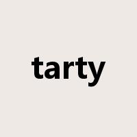 tarty是什么意思