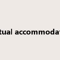mutual accommodation是什么意思
