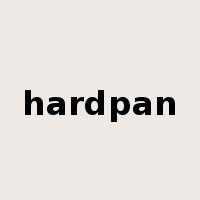 hardpan是什么意思