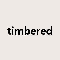 timbered是什么意思