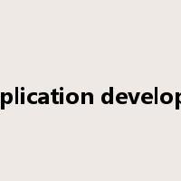 application developer是什么意思