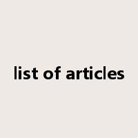 list of articles是什么意思
