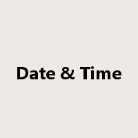 Date & Time是什么意思