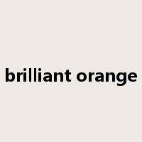 brilliant orange是什么意思