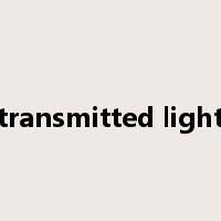 transmitted light是什么意思