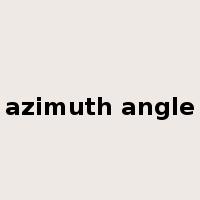 azimuth angle是什么意思