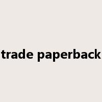 trade paperback是什么意思