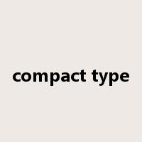 compact type是什么意思
