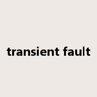 transient fault是什么意思