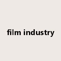 film industry是什么意思