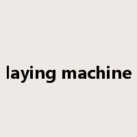 laying machine是什么意思