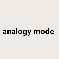 analogy model是什么意思