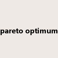 pareto optimum是什么意思