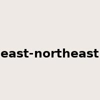 east-northeast是什么意思