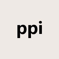 ppi是什么意思