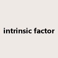 intrinsic factor是什么意思