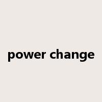 power change是什么意思
