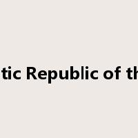 Democratic Republic of the Congo是什么意思