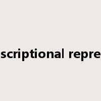 transcriptional repressor是什么意思