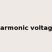 harmonic voltage是什么意思