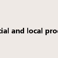 special and local product是什么意思