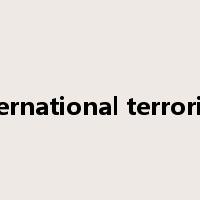 international terrorism是什么意思