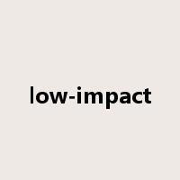 low-impact是什么意思