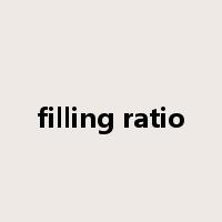 filling ratio是什么意思