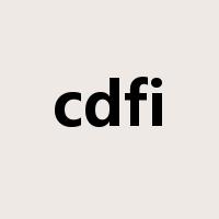 cdfi是什么意思
